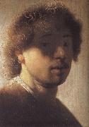 Rembrandt Harmensz Van Rijn Sjalvportratt at about 21 ars alder china oil painting artist
